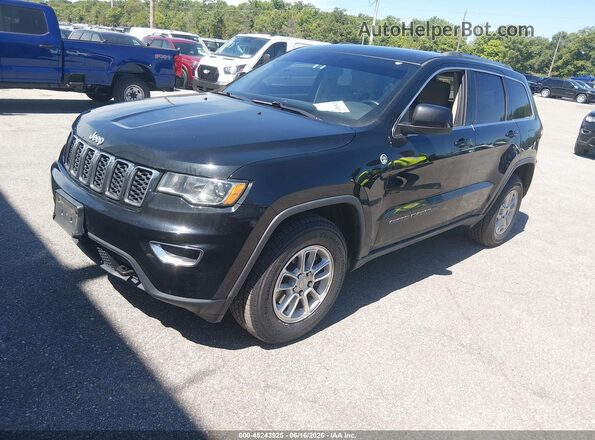 1C4RJFAG8KC754235 2019 JEEP GRAND CHEROKEE Black Առջևի ձախ երեք քառորդ տեսարան