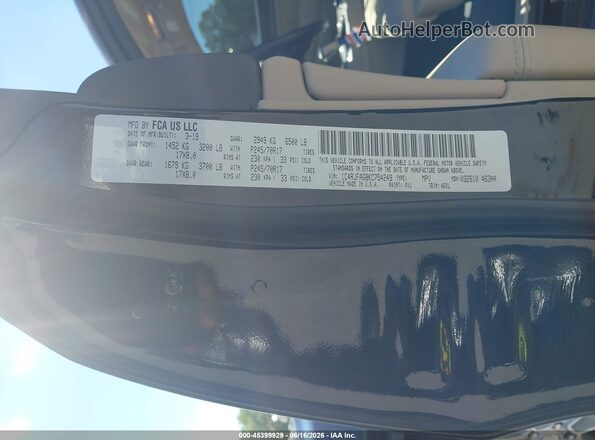1C4RJFAG8KC754249 2019 JEEP GRAND CHEROKEE Черный Вид подкапотного пространства