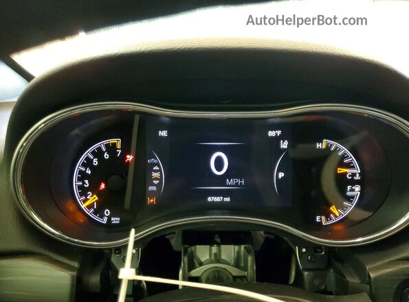 1C4RJFAG8MC588432 2021 JEEP GRAND Gray Instrument cluster view