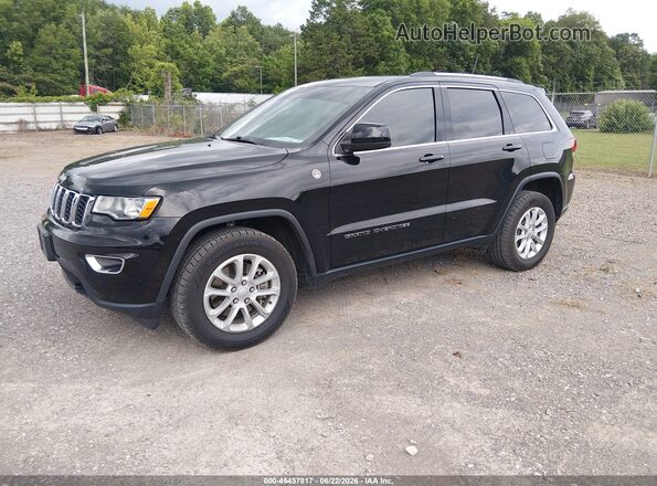 1C4RJFAG8MC793703 2021 JEEP GRAND CHEROKEE Black Առջևի ձախ երեք քառորդ տեսարան