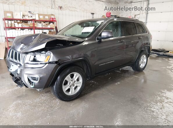 1C4RJFAG9GC391645 2016 JEEP GRAND CHEROKEE Gray Передня ліва чверть