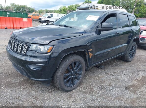 1C4RJFAG9JC173129 2018 JEEP GRAND CHEROKEE Black Przód lewy