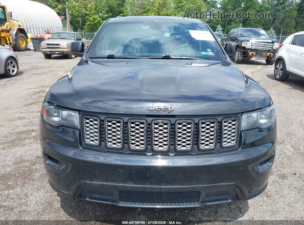 1C4RJFAG9JC173129 2018 JEEP GRAND CHEROKEE Black Widok zestawu wskaźników
