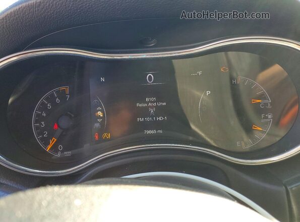 1C4RJFAG9JC433237 2018 JEEP GRAND Black ხელსაწყოთა პანელის ხედი