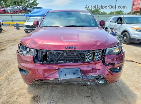 1C4RJFAG9KC678640 2019 JEEP GRAND Бордовый Вид спереди