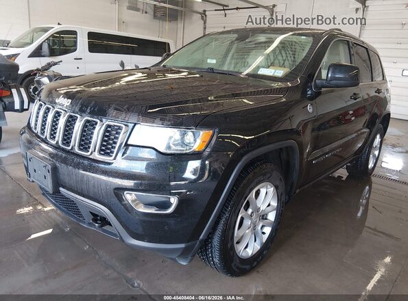 1C4RJFAG9MC699488 2021 JEEP GRAND CHEROKEE Black Առջևի ձախ երեք քառորդ տեսարան