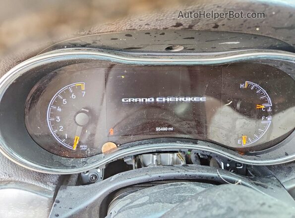 1C4RJFAGXHC816209 2017 JEEP GRAND Silver ხელსაწყოთა პანელის ხედი