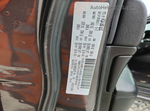 1C4RJFAGXHC834273 2017 JEEP GRAND Gray Vista de la etiqueta del VIN