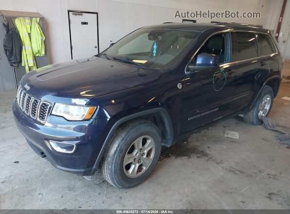 1C4RJFAGXHC843605 2017 JEEP GRAND CHEROKEE Blue Առջևի ձախ երեք քառորդ տեսարան