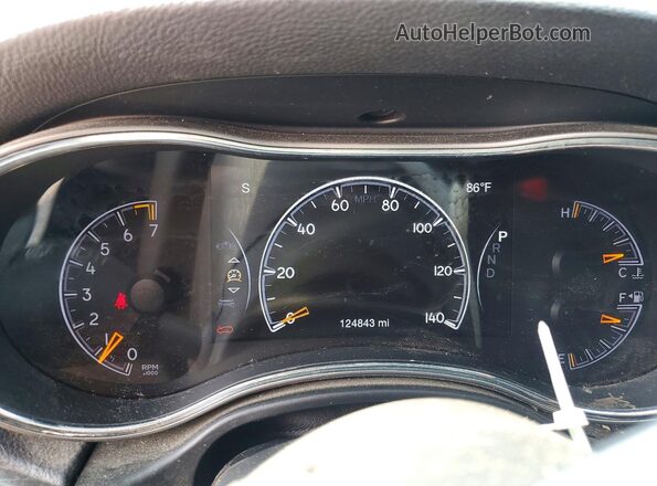 1C4RJFAGXJC294459 2018 JEEP GRAND Black ხელსაწყოთა პანელის ხედი