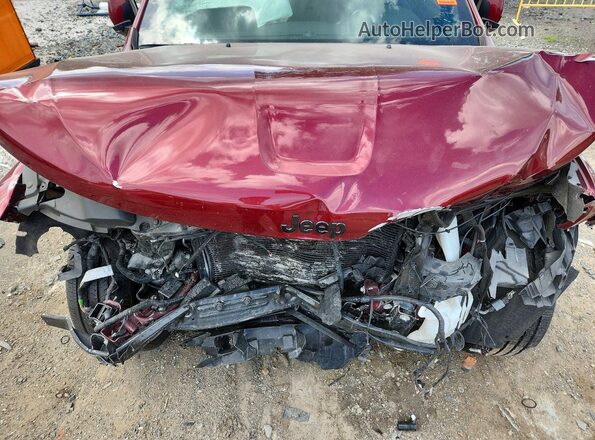 1C4RJFAGXLC426753 2020 JEEP GRAND Burgundy ძრავის განყოფილების ხედი