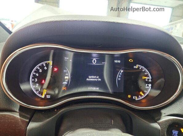 1C4RJFBG0GC303645 2016 JEEP GRAND Gray ხელსაწყოთა პანელის ხედი