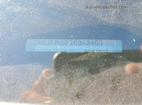 1C4RJFBG0GC343403 2016 JEEP GRAND Gray Вид наклейки з VIN-кодом