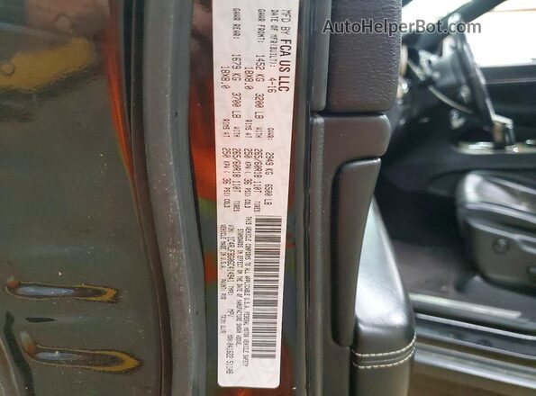 1C4RJFBG0GC414941 2016 JEEP GRAND Black Вид наклейки з VIN-кодом