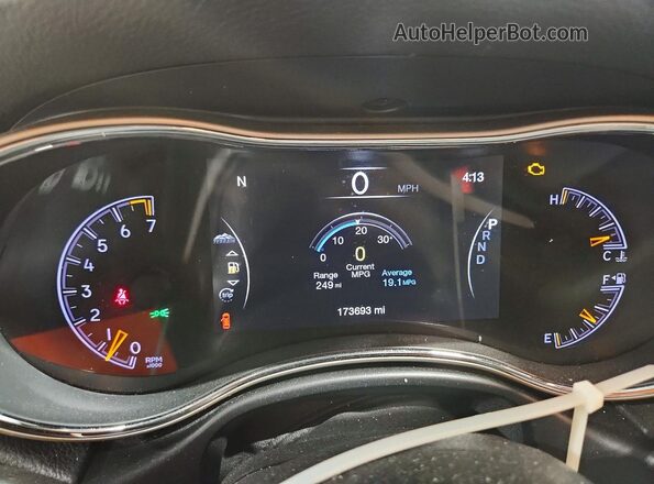 1C4RJFBG0GC425583 2016 JEEP GRAND Silver Widok zestawu wskaźników