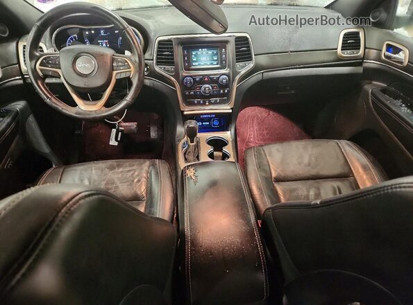 1C4RJFBG0HC807002 2017 JEEP GRAND Белый Вид панели приборов