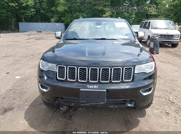 1C4RJFBG0HC873923 2017 JEEP GRAND CHEROKEE Black ხელსაწყოთა პანელის ხედი