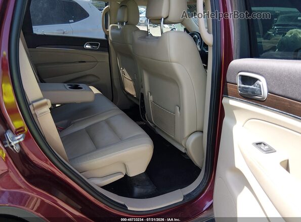 1C4RJFBG0JC143788 2018 JEEP GRAND CHEROKEE Maroon Вид наклейки з VIN-кодом