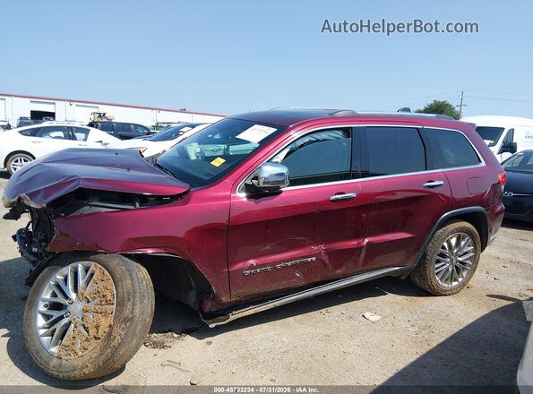 1C4RJFBG0JC143788 2018 JEEP GRAND CHEROKEE Maroon Вид задньої частини салону