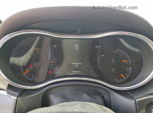1C4RJFBG0JC167704 2018 JEEP GRAND White Instrument cluster view
