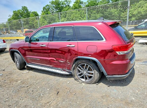 1C4RJFBG0JC363223 2018 JEEP GRAND Burgundy უკანა მარცხენა