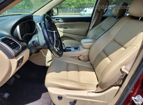 1C4RJFBG0JC363223 2018 JEEP GRAND Burgundy წინა სალონის ხედი