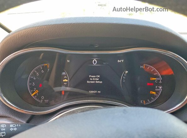 1C4RJFBG0JC484012 2018 JEEP GRAND White Instrument cluster view