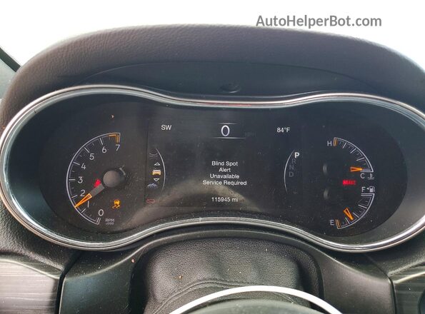 1C4RJFBG0KC713872 2019 JEEP GRAND Silver Вид щитка приладів