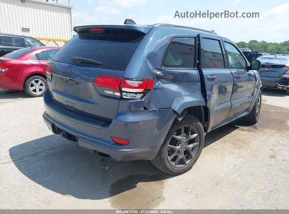 1C4RJFBG0KC785929 2019 JEEP GRAND CHEROKEE Blue Rear right