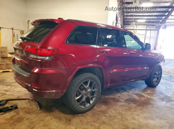 1C4RJFBG0MC527123 2021 JEEP GRAND Maroon Tył prawy
