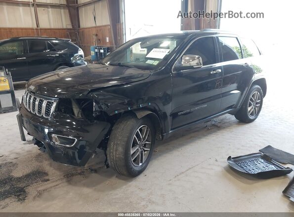 1C4RJFBG0MC634818 2021 JEEP GRAND CHEROKEE Black წინა მარცხენა ხედი სამი მეოთხედიდან