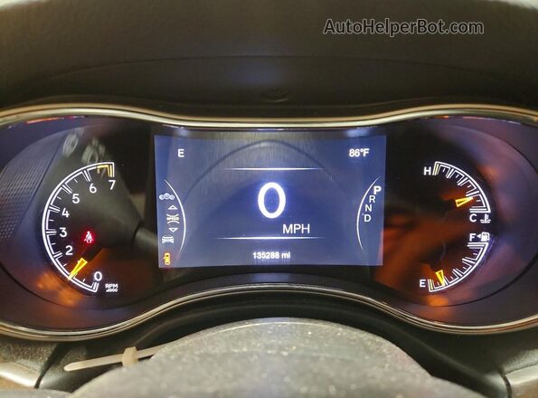 1C4RJFBG1GC326657 2016 JEEP GRAND Black Instrument cluster view