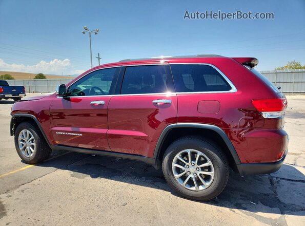 1C4RJFBG1GC328148 2016 JEEP GRAND Burgundy Trasero izquierdo