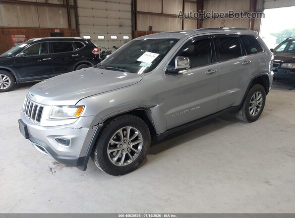 1C4RJFBG1GC493553 2016 JEEP GRAND CHEROKEE Серый Передняя левая четверть