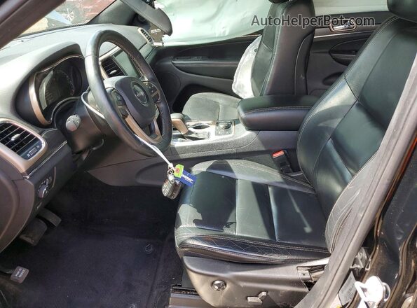 1C4RJFBG1HC632002 2017 JEEP GRAND Black წინა სალონის ხედი