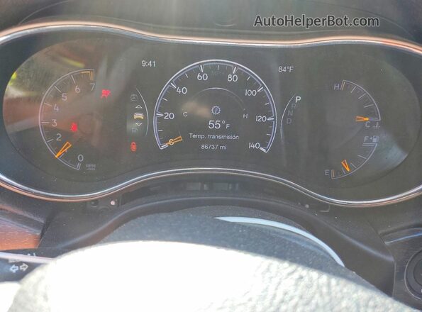 1C4RJFBG1HC841241 2017 JEEP GRAND Silver ხელსაწყოთა პანელის ხედი