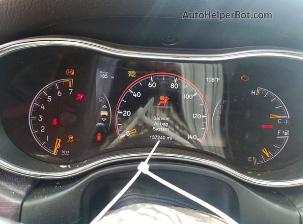 1C4RJFBG1KC765351 2019 JEEP GRAND Silver Вид щитка приладів