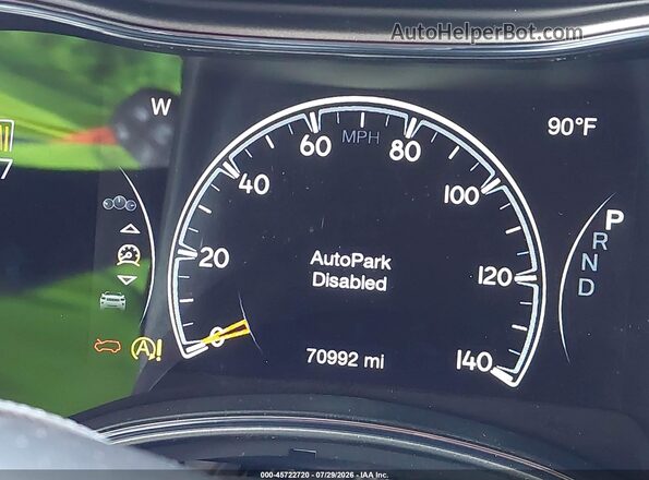1C4RJFBG1LC110043 2020 JEEP GRAND CHEROKEE Gray უკანა სავარძლების ხედი