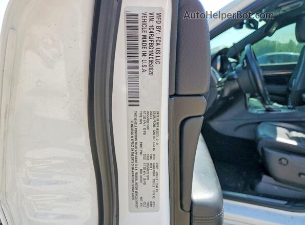 1C4RJFBG1MC652020 2021 JEEP GRAND White Engine compartment view