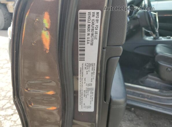 1C4RJFBG1MC773730 2021 JEEP GRAND Угольный Вид наклейки с VIN-кодом
