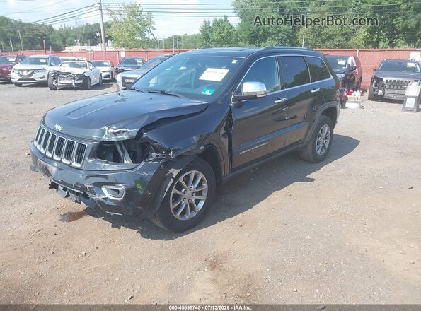 1C4RJFBG2GC414939 2016 JEEP GRAND CHEROKEE Black Առջևի ձախ երեք քառորդ տեսարան