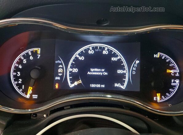 1C4RJFBG2GC450985 2016 JEEP GRAND Белый Вид щитка приборов
