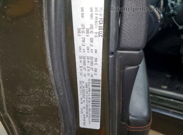 1C4RJFBG2HC655157 2017 JEEP GRAND Серый Вид наклейки с VIN-кодом
