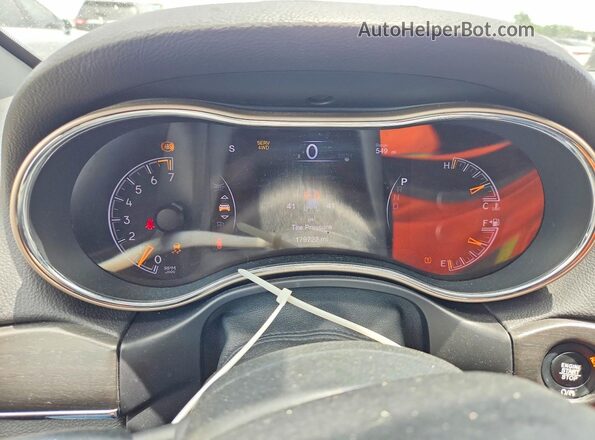 1C4RJFBG2HC891730 2017 JEEP GRAND Серебряный Вид щитка приборов