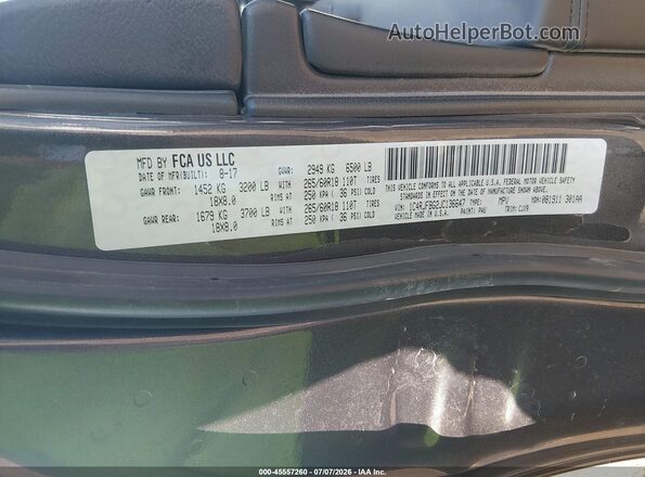 1C4RJFBG2JC136647 2018 JEEP GRAND CHEROKEE Gray Engine compartment view