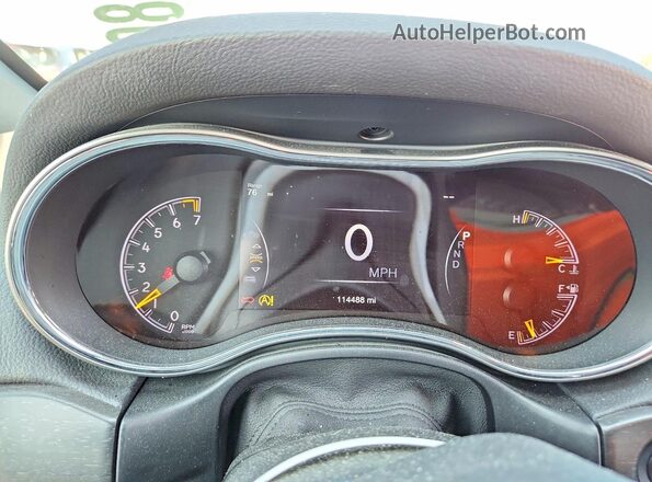1C4RJFBG2JC459919 2018 JEEP GRAND Gray ხელსაწყოთა პანელის ხედი