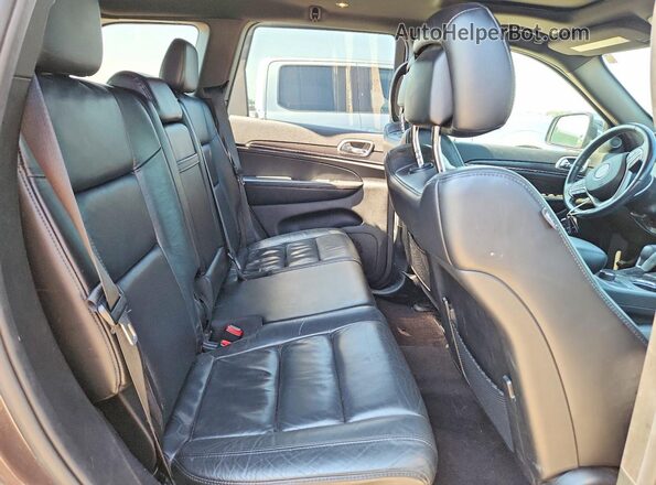 1C4RJFBG2JC459919 2018 JEEP GRAND Gray უკანა სავარძლების ხედი