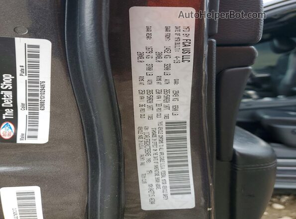 1C4RJFBG2KC756545 2019 JEEP GRAND Серый Вид наклейки с VIN-кодом
