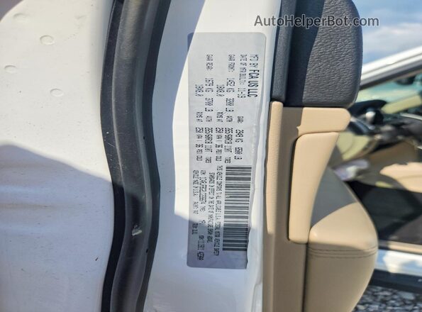 1C4RJFBG2LC226674 2020 JEEP GRAND White VIN კოდის სტიკერის ხედი