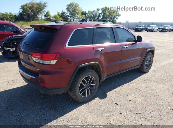 1C4RJFBG2LC234368 2020 JEEP GRAND CHEROKEE Maroon Հետևի աջ